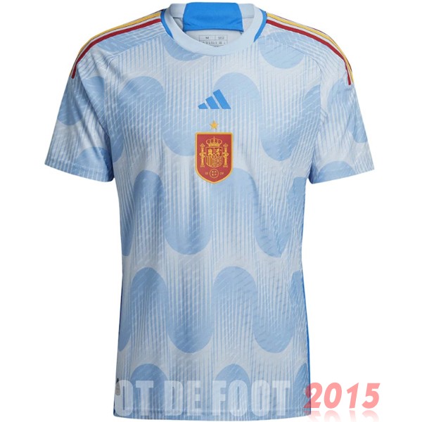 Maillot De Foot Thailande Exterieur Joueurs Maillot Espagne 2022 Bleu