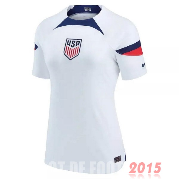Maillot De Foot Domicile Maillot Femme États Unis 2022 Blanc