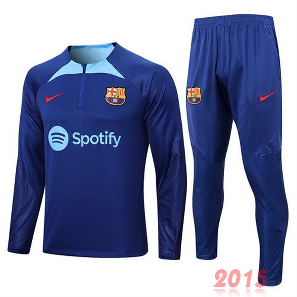 Maillot De Foot Survêtements Barcelona 22/23 Bleu III Marine