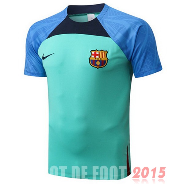 Maillot De Foot Entrainement Barcelona 22/23 Bleu Vert