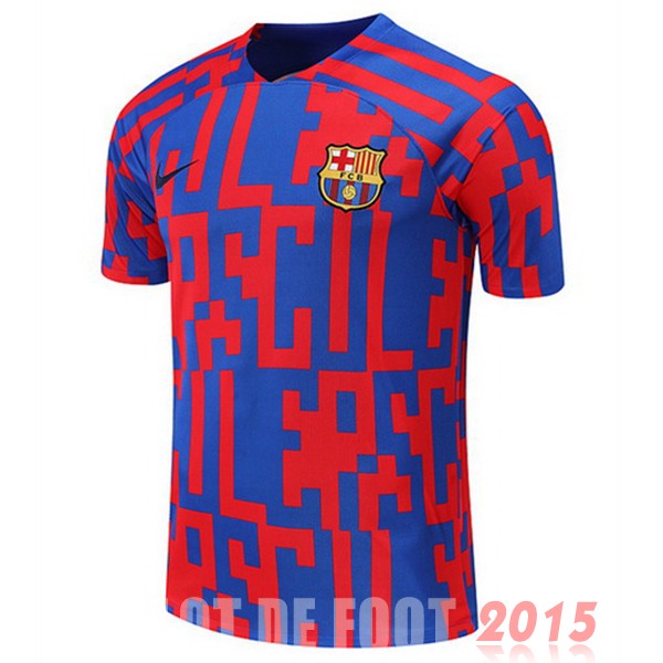 Maillot De Foot Entrainement Barcelona 22/23 Rouge Bleu