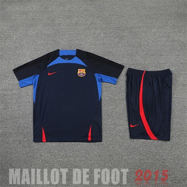 Maillot De Foot Entrainement Ensemble Complet Barcelona 22/23 Bleu Marine Rouge