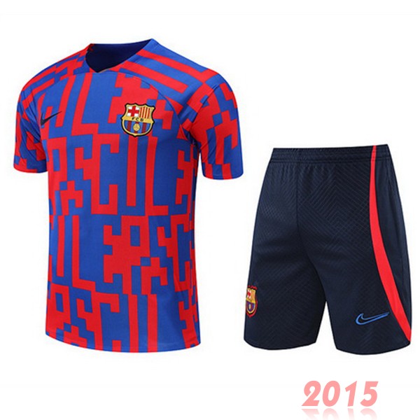 Maillot De Foot Entrainement Ensemble Complet Barcelona 22/23 Rouge Bleu