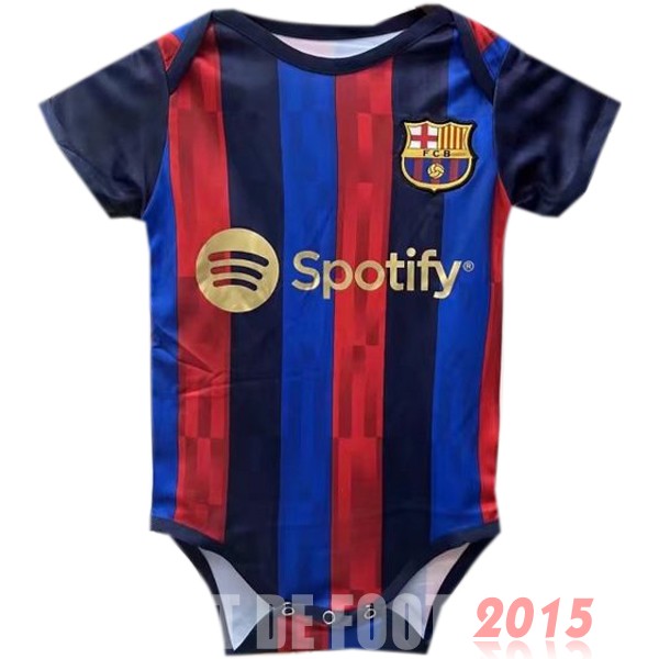 Maillot De Foot Domicile Onesies Enfant Barcelona 22/23 Bleu Rouge