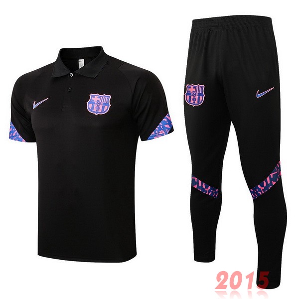 Maillot De Foot Ensemble Complet Polo Barcelona 22/23 Noir Purpura