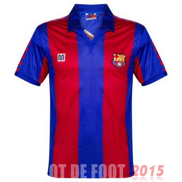 Maillot De Foot Domicile Maillot Barcelona Rétro 1982 1984 Bleu Rouge