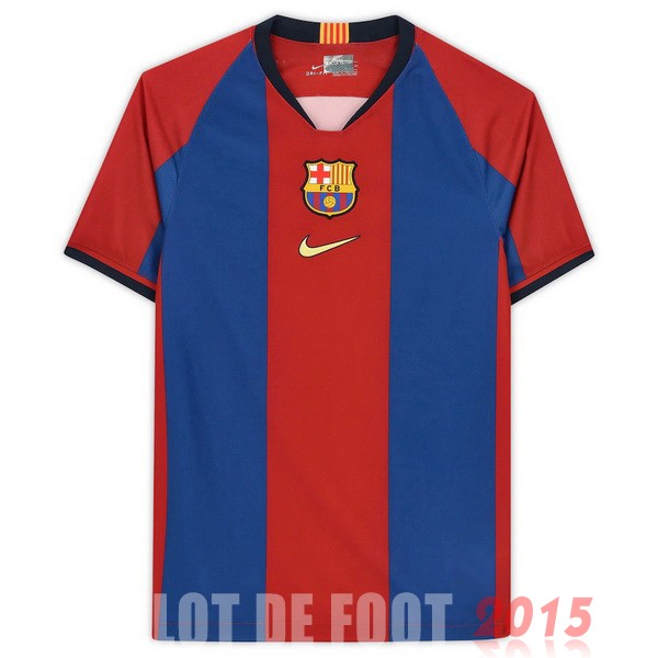 Maillot De Foot Domicile Maillot Barcelona Rétro 1998 1999 Bleu Rouge