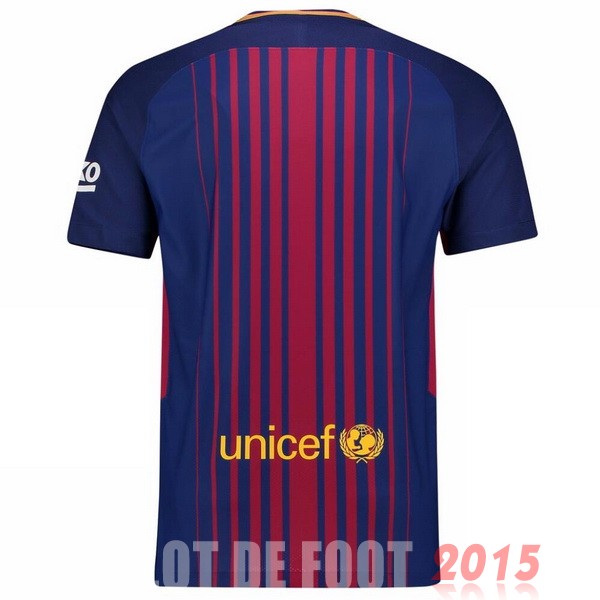Maillot De Foot Domicile Maillot Barcelona Rétro 2017 2018 Bleu Rouge