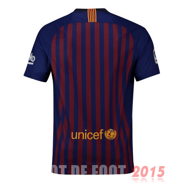 Maillot De Foot Domicile Maillot Barcelona Rétro 2018 2019 Bleu Rouge
