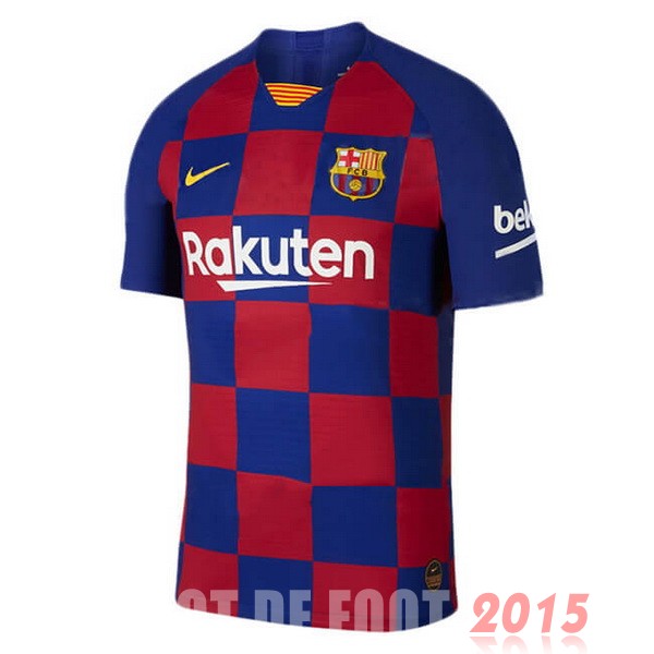 Maillot De Foot Domicile Maillot Barcelona Rétro 2019 2020 Bleu Rouge