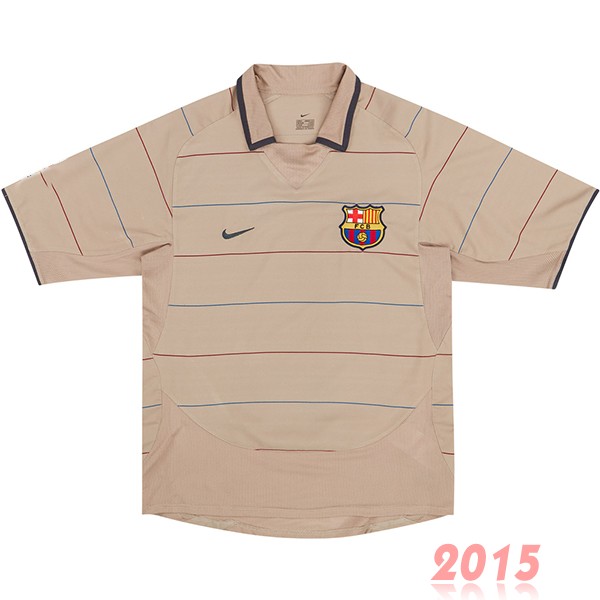 Maillot De Foot Exterieur Maillot Barcelona Rétro 2003 2005 Jaune