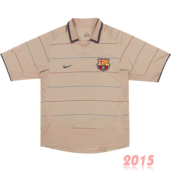 Maillot De Foot Exterieur Maillot Barcelona Rétro 2003 2005 Jaune