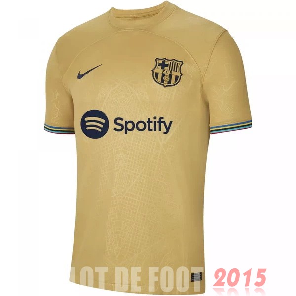 Maillot De Foot Exterieur Maillot Barcelona 22/23 Jaune