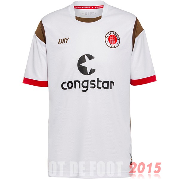 Maillot De Foot Thailande Exterieur Maillot St Pauli 22/23 Blanc