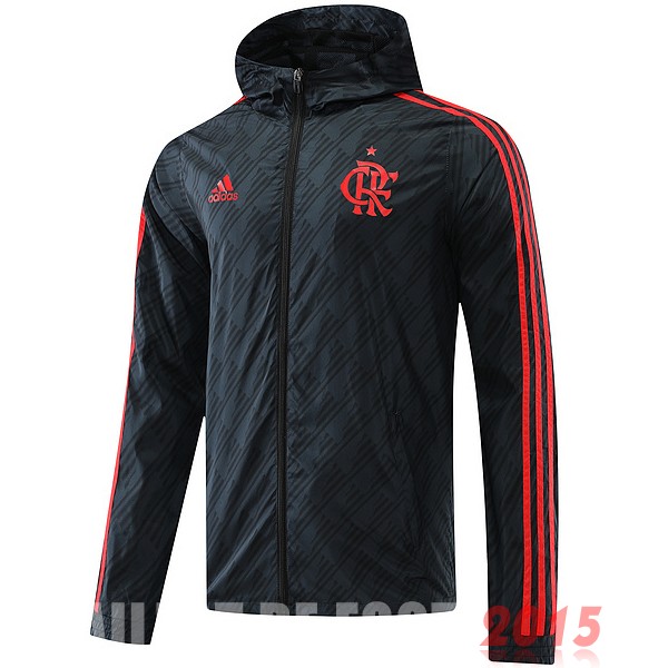 Maillot De Foot Coupe Vent Flamengo 22/23 Noir Rouge