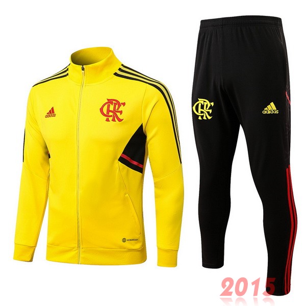 Maillot De Foot Survêtements Flamengo 22/23 Jaune Noir