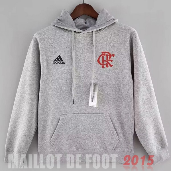 Maillot De Foot Sweats à Capuche Flamengo 22/23 Gris