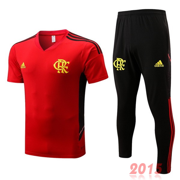 Maillot De Foot Entrainement Ensemble Complet Flamengo 22/23 Rouge Noir