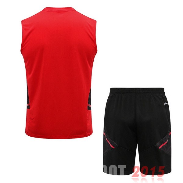 Maillot De Foot Entrainement Sans Manches Ensemble Complet Flamengo 22/23 Rouge