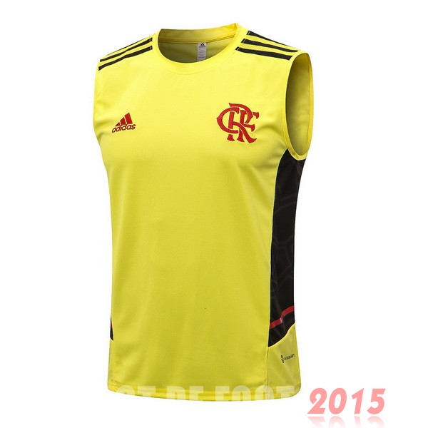 Maillot De Foot Entrainement Sans Manches Flamengo 22/23 Jaune