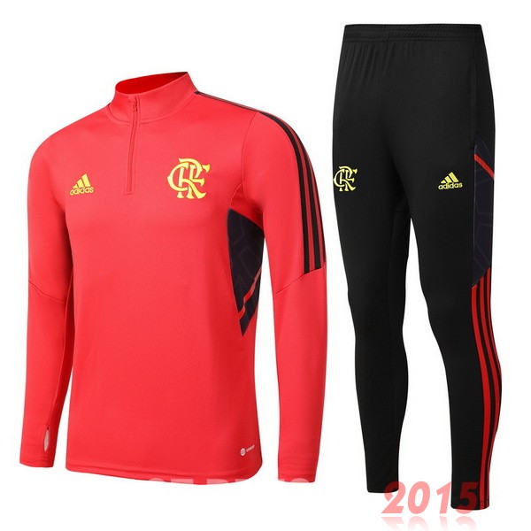 Maillot De Foot Survêtements Enfant Flamengo 22/23 Rouge