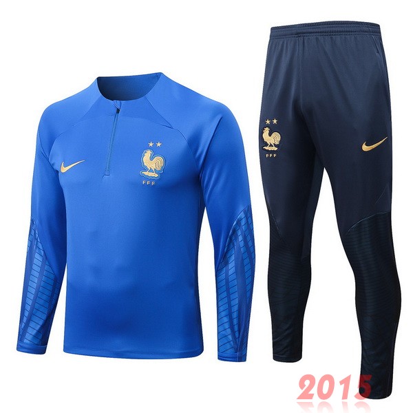 Maillot De Foot Survêtements France 2022 II Bleu