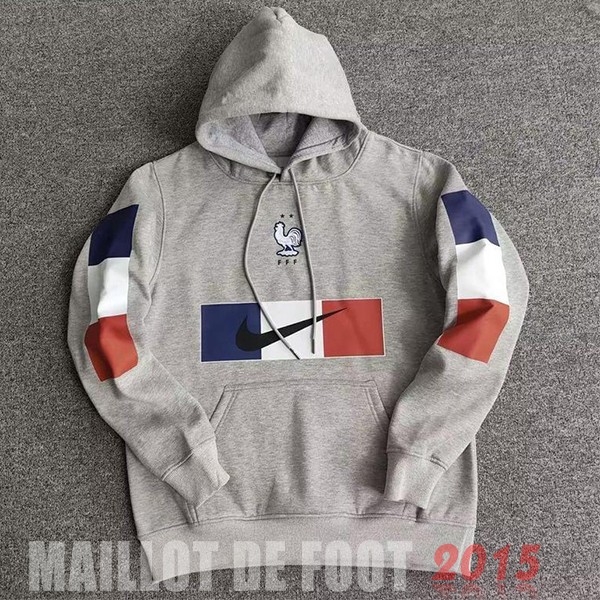 Maillot De Foot Sweats à Capuche France 2022 I Gris