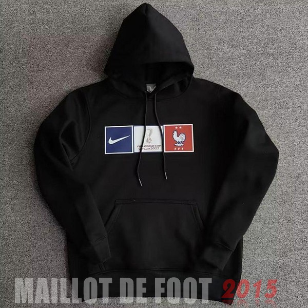 Maillot De Foot Sweats à Capuche France 2022 I Noir