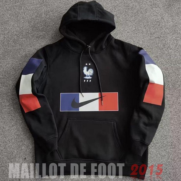 Maillot De Foot Sweats à Capuche France 2022 Noir
