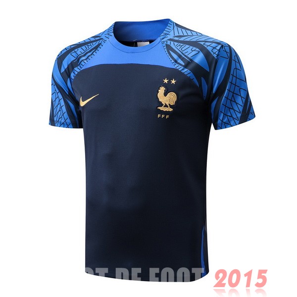 Maillot De Foot Entrainement France 2022 Bleu Marine