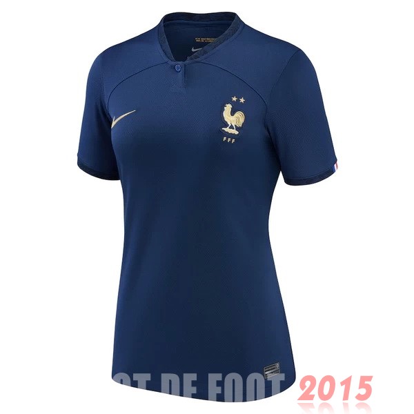 Maillot De Foot Domicile Maillot Femme France 2022 Bleu