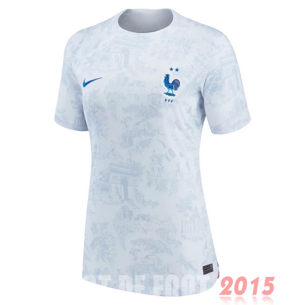 Maillot De Foot Exterieur Maillot Femme France 2022 Blanc