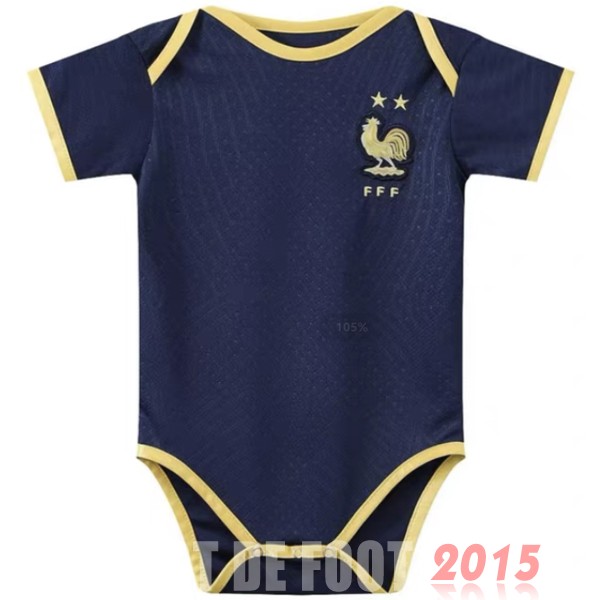 Maillot De Foot Domicile Onesies Enfant France 2022 Bleu