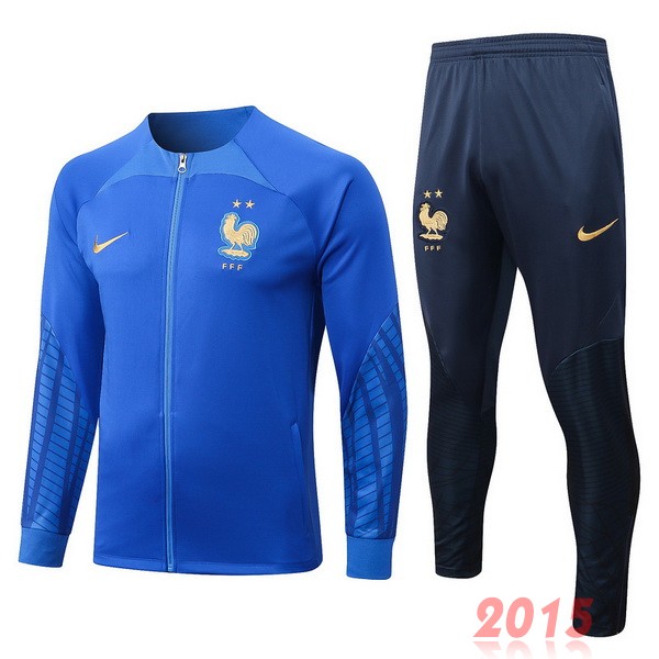 Maillot De Foot Survêtements Enfant France 2022 I Bleu