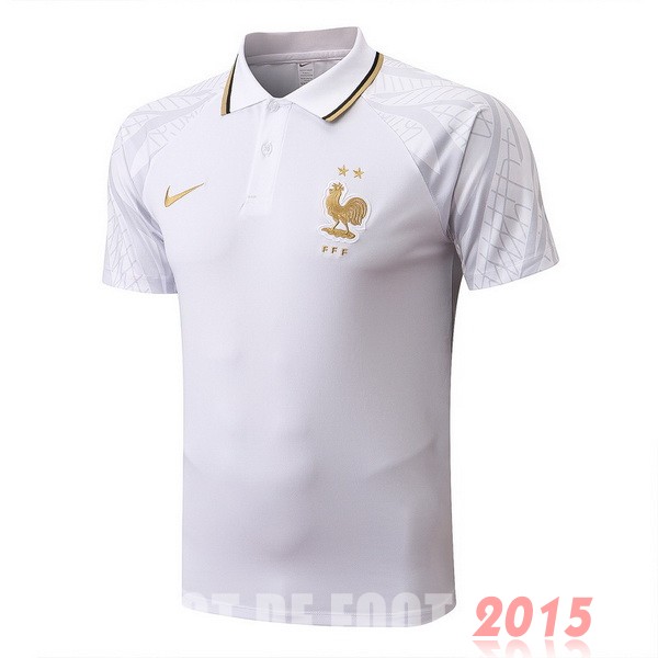 Maillot De Foot Polo France 2022 Blanc