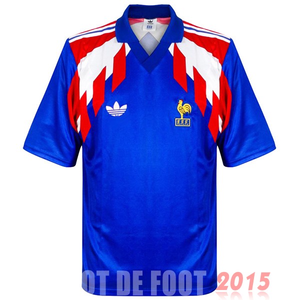 Maillot De Foot Domicile Maillot France Rétro 1988 1990 Bleu