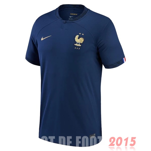 Maillot De Foot Domicile Maillot France 2022 Bleu Marine