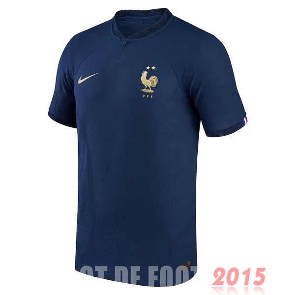 Maillot De Foot Thailande Domicile Joueurs Maillot France 2022 Bleu