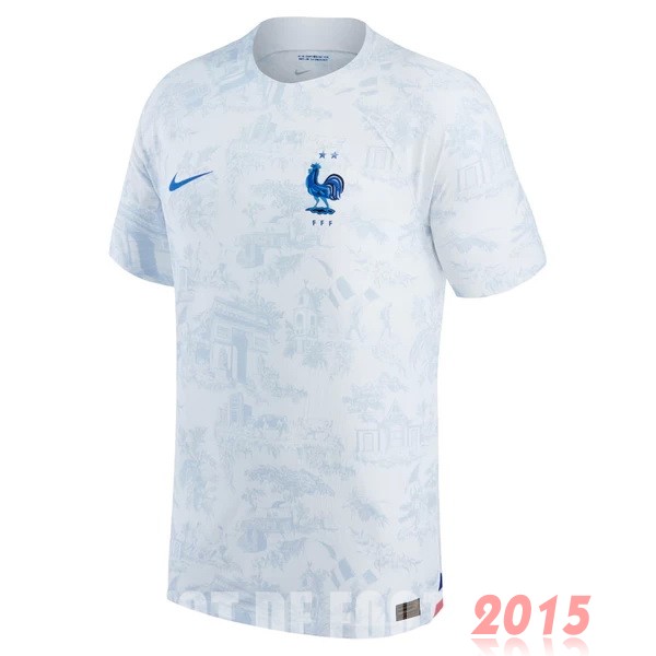 Maillot De Foot Thailande Exterieur Joueurs Maillot France 2022 Blanc