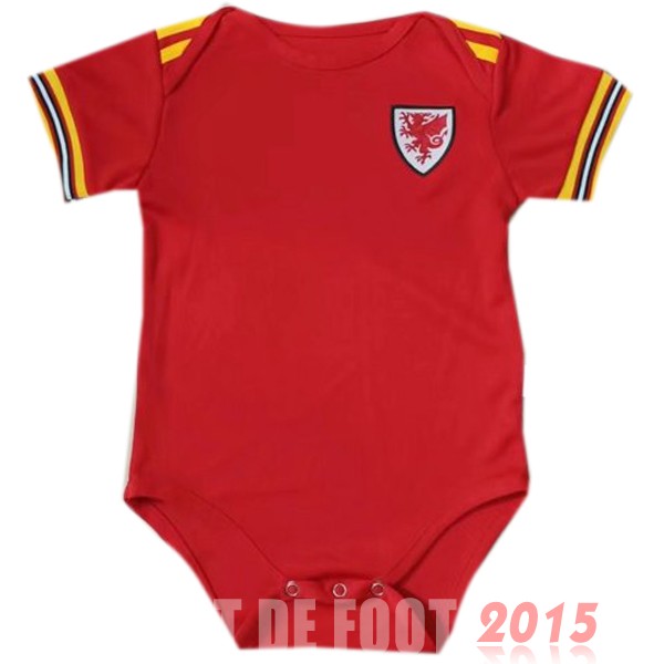 Maillot De Foot Domicile Onesies Enfant Pays de Galles 22/23 Rouge