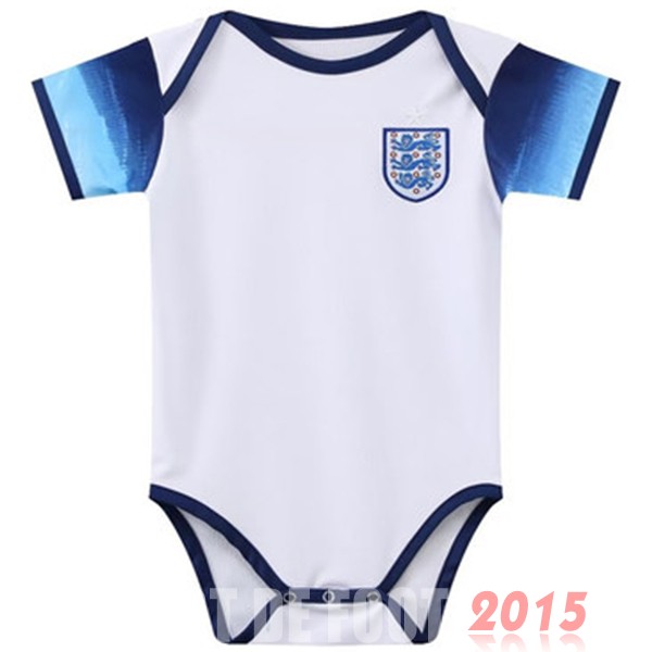 Maillot De Foot Domicile Onesies Enfant Angleterre 2022 Blanc Bleu