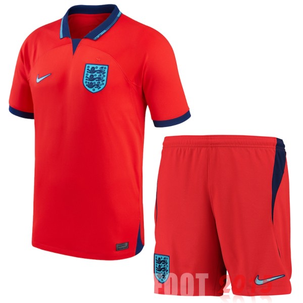 Maillot De Foot Exterieur Conjunto De Enfant Angleterre 2022 Rouge