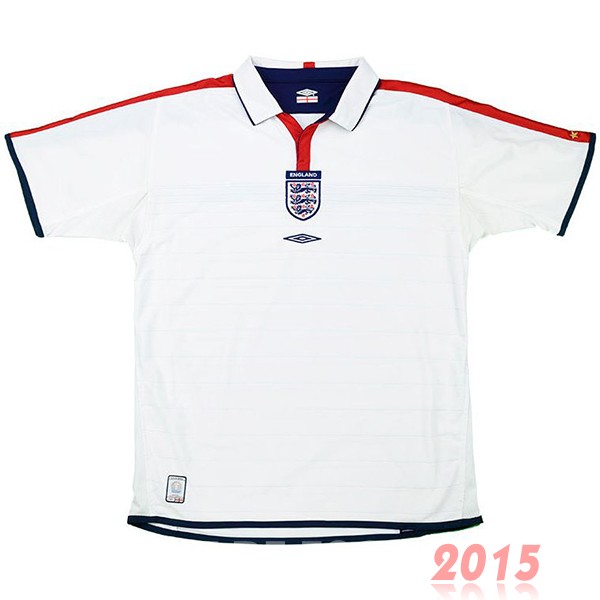 Maillot De Foot Domicile Maillot Angleterre Rétro 2004 Blanc