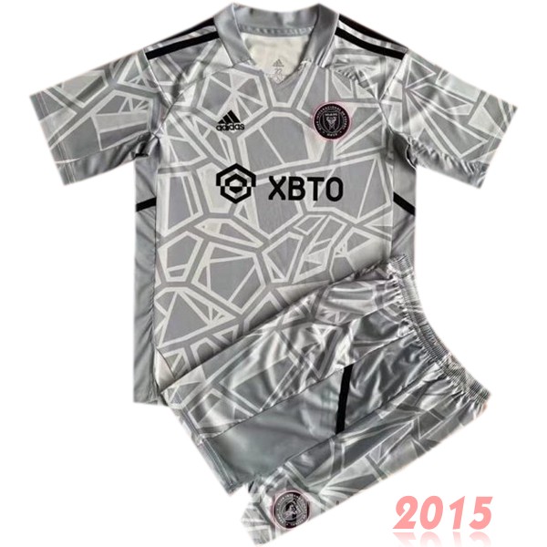 Maillot De Foot Gardien Conjunto De Enfant Inter Miami 22/23 Gris