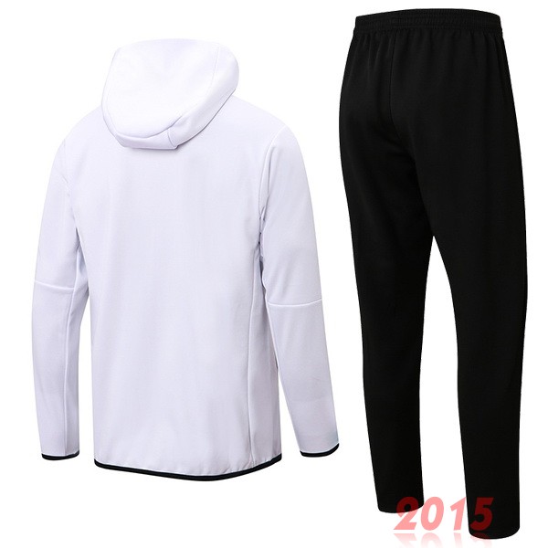 Maillot De Foot Sweat Shirt Capuche Inter Milán 22/23 Blanc Noir