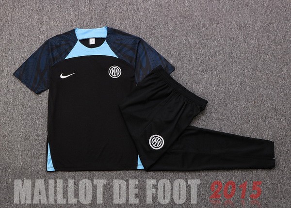 Maillot De Foot Entrainement Ensemble Complet Inter Milán 22/23 Noir Bleu