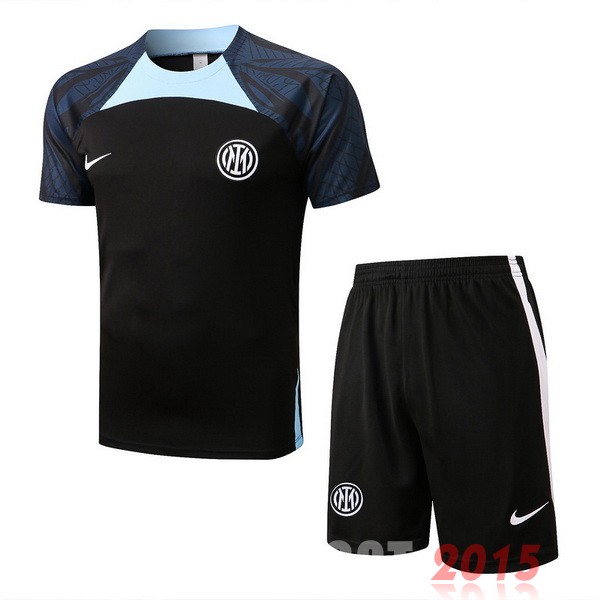 Maillot De Foot Entrainement Ensemble Complet Inter Milán 22/23 Noir I Bleu