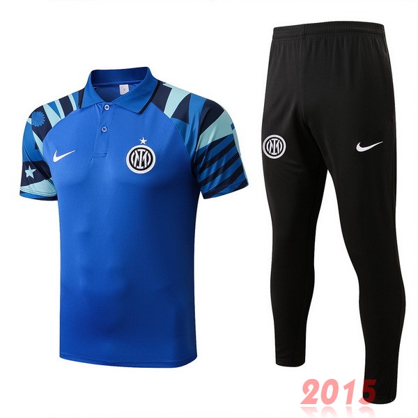 Maillot De Foot Ensemble Complet Polo Inter Milán 22/23 Bleu Noir