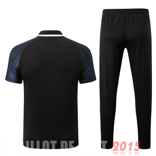 Maillot De Foot Ensemble Complet Polo Inter Milán 22/23 Noir Gris
