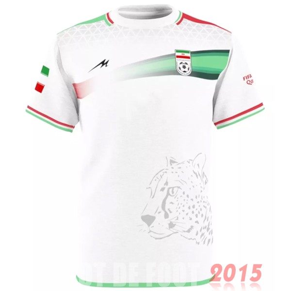 Maillot De Foot Thailande Domicile Maillot Iran 2022 Blanc